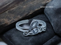Silver Ladies Fancy Ring - 2.61, 14