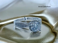 Silver Ladies Fancy Ring - 3.89, 17