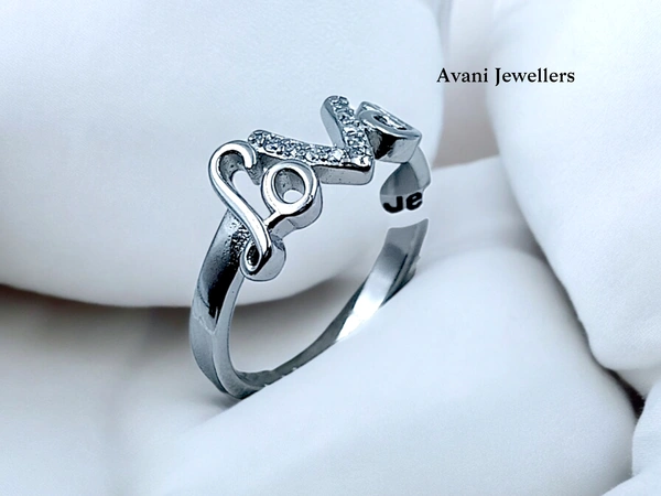 Silver Ladies Fancy Ring - 2.37, 14