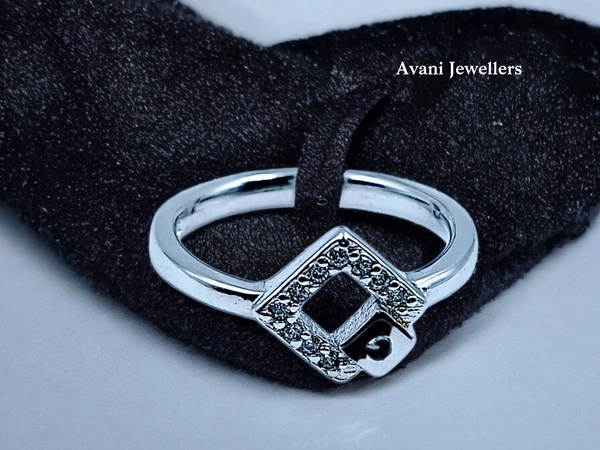 Silver Ladies Fancy Ring - 2.07, 10