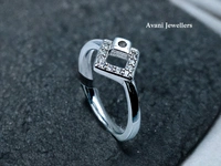 Silver Ladies Fancy Ring - 2.07, 10
