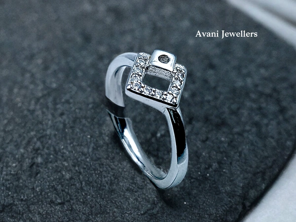 Silver Ladies Fancy Ring - 2.07, 10
