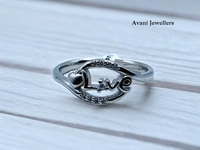 Silver Ladies Fancy Ring - 2.46, 17