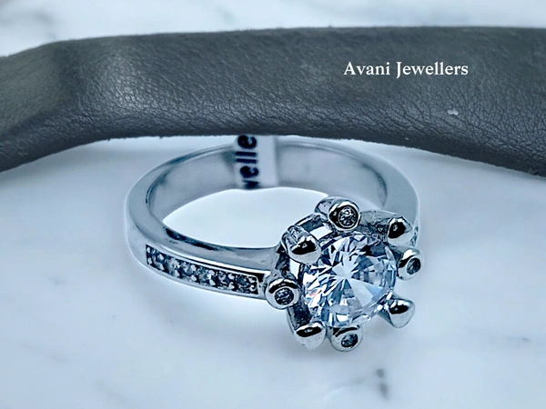 Silver Ladies Fancy Ring - 4.2, 12