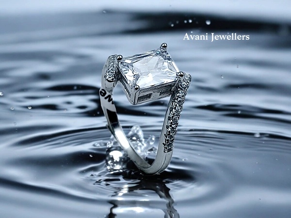 Silver Ladies Fancy Ring - 2.66, 12