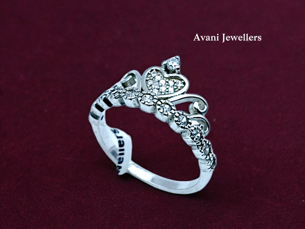 Silver Ladies Fancy Ring - 2.43, 15