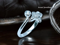 Silver Ladies Fancy Ring - 2.44, 14
