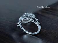 Silver Ladies Fancy Ring - 1.64, 9