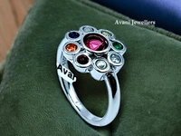 Silver Ladies Fancy Ring - 3.46, 12