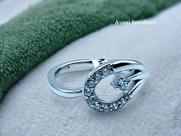 Silver Ladies Fancy Ring - 2.3, 9