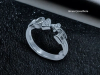 Silver Ladies Fancy Ring - 2.6, 14
