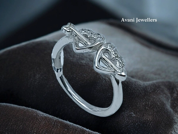 Silver Ladies Fancy Ring - 1.94, 17