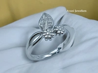 Silver Ladies Fancy Ring - 2.04, 9
