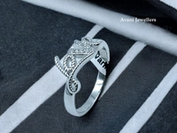 Silver Ladies Fancy Ring - 2.36, 15