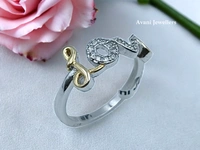 Silver Ladies Fancy Ring - 1.94, 10