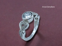 Silver Ladies Fancy Ring - 3.08, 10