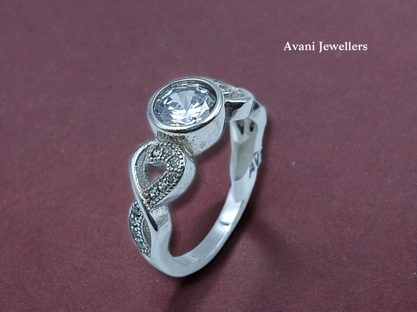 Silver Ladies Fancy Ring - 3.08, 10