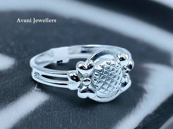 Silver Ladies Plain Ring - 2.32, 13