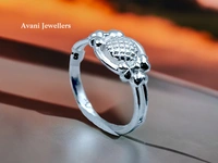 Silver Ladies Plain Ring - 2.32, 13
