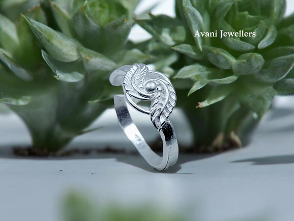 Silver Ladies Plain Ring - 2.18, 12