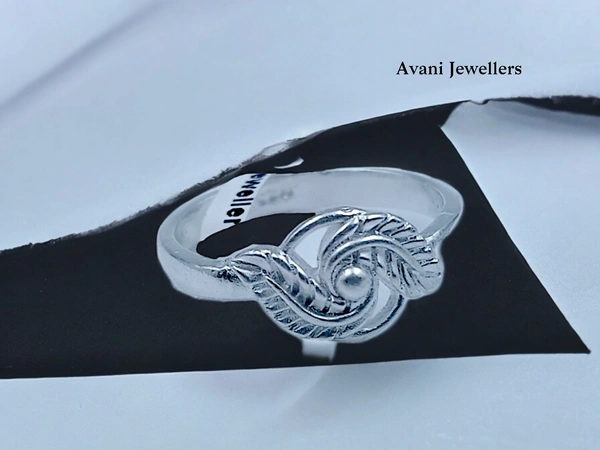 Silver Ladies Plain Ring - 2.18, 12