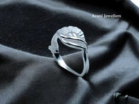 Silver Ladies Plain Ring - 2.1, 13
