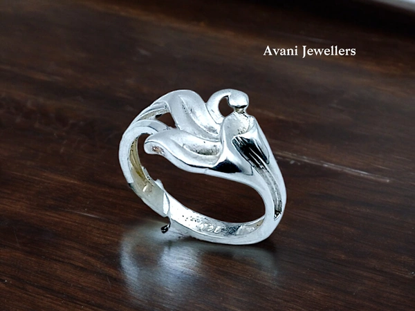 Silver Ladies Plain Ring - 2.01, 12