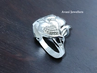 Silver Ladies Plain Ring - 2.47, 13