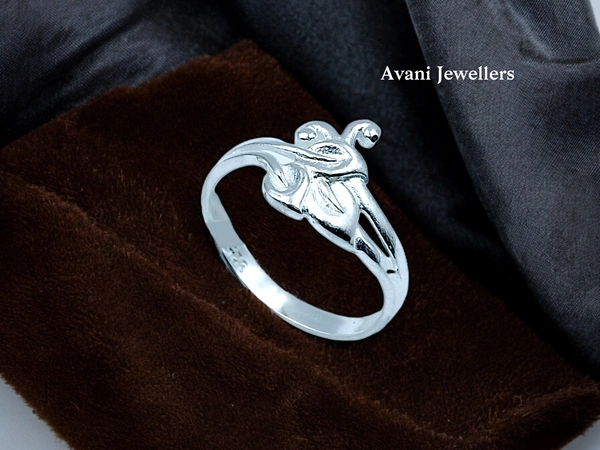 Silver Ladies Plain Ring - 1.93, 14