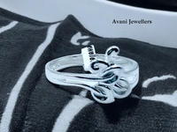 Silver Ladies Plain Ring - 1.93, 14
