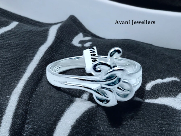 Silver Ladies Plain Ring - 1.93, 14