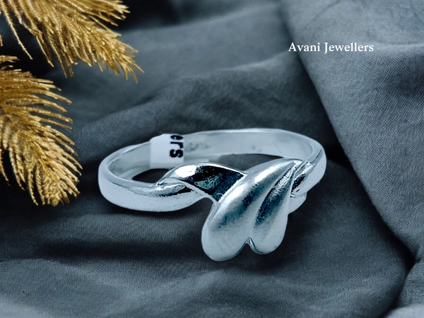 Silver Ladies Plain Ring - 2.14, 13