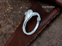 Silver Ladies Plain Ring - 2.14, 13