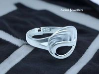 Silver Ladies Plain Ring - 2.09, 12