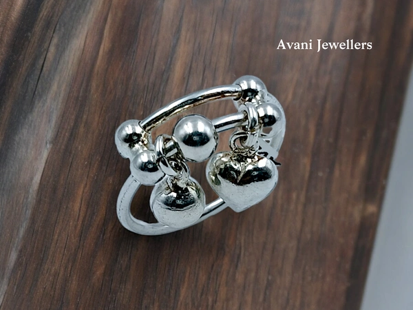 Silver Ladies Plain Ring - 4.2, 17