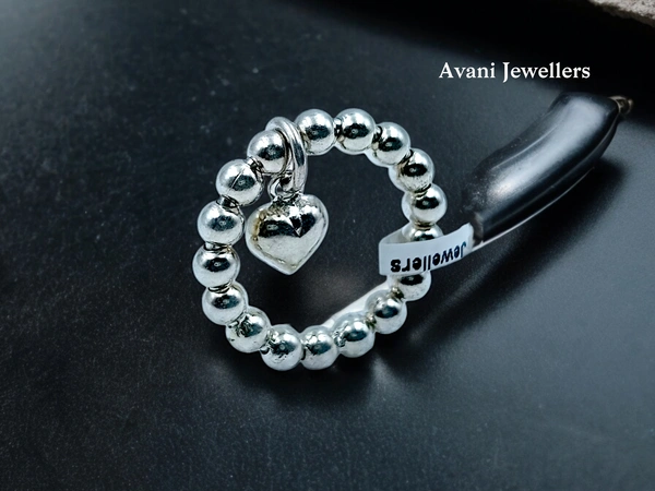 Silver Ladies Plain Ring - 4.65, 12