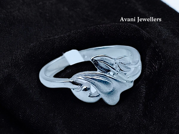 Silver Ladies Plain Ring - 2.18, 12
