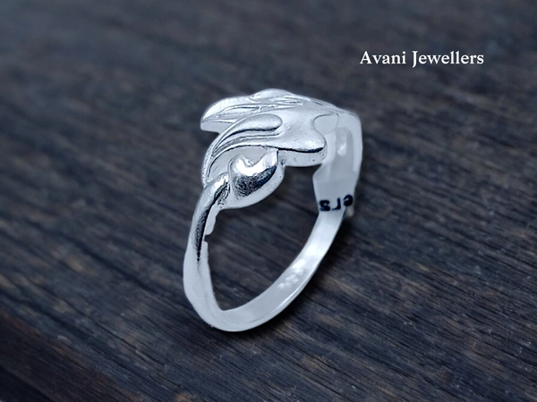 Silver Ladies Plain Ring - 2.18, 12