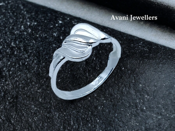 Silver Ladies Plain Ring - 2.28, 13