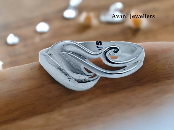 Silver Ladies Plain Ring - 2.34, 13