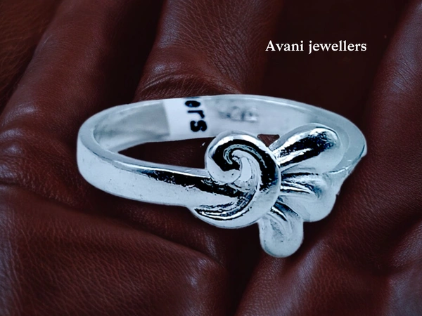 Silver Ladies Plain Ring - 2.32, 12