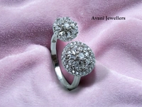 Silver Ladies Cocktail Ring - 3.21, 15