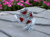Silver Ladies Cocktail Ring - 2.59, 11