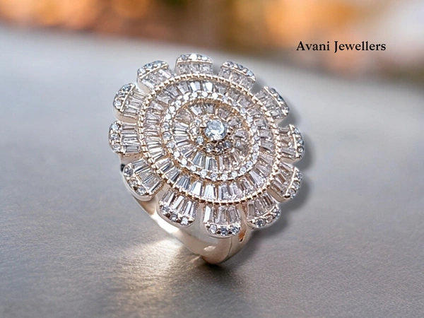 Silver Ladies Cocktail Ring - 5.97, 12