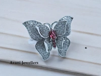 Silver Ladies Cocktail Ring - 8.72, 16