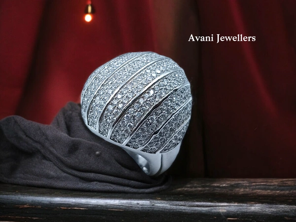 Silver Ladies Cocktail Ring - 15.71, 15
