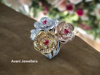 Silver Ladies Cocktail Ring - 9.96, 15
