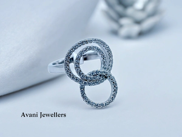 Silver Ladies Cocktail Ring - 4.29, 13