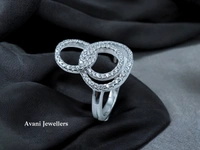 Silver Ladies Cocktail Ring - 4.29, 13