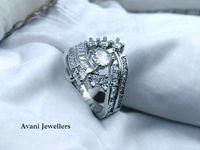 Silver Ladies Cocktail Ring - 4.79, 12